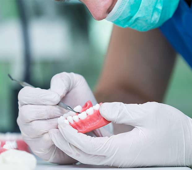 Allen Partial Denture for One Missing Tooth